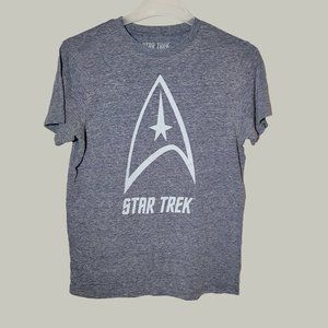 Star Trek T-Shirt Mens Short Sleeve Blue Size M